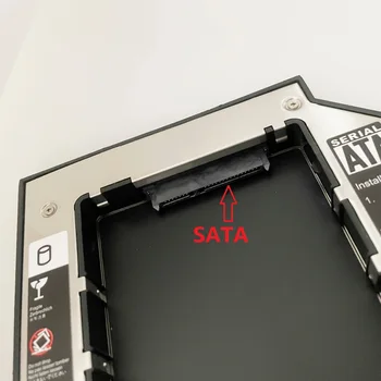 NIGUDEYANG SATA 2 HDD-SSD kõvaketas Caddy 12,7 mm Universaalne IDE CD / DVD-ROM Optiline Bay