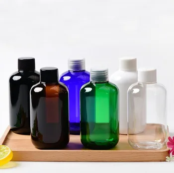 200MLPlastic PET pudel kreem/emulsioon/sihtasutus/seerumi/šampoon sisuliselt tooner liquid skin care ja kosmeetikatooted pakkimine