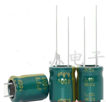 400V 6.8 6.8 UF UF 400V Elektrolüütiline Kondensaator maht 10X13 parima kvaliteediga Uus origina