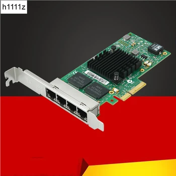 4 Port RJ45 pesa PCI Express Võrgu Kaart Intel I350 Chip PCI-E X4 Server Gigabit Ethernet NIC 10/100/1000Mbps I350T4 jaoks Töölaual