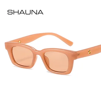 SHAUNA Mood Väike Cat Eye Päikeseprillid Naistele Brändi Disainer Retro Jelly Raami, Prillid Meeste päikeseprillid UV400