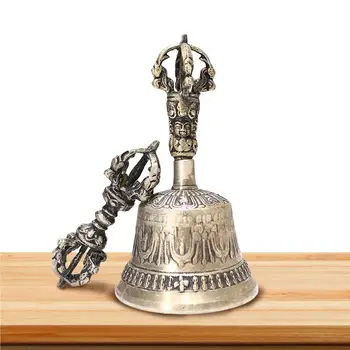 Tiibeti Budistlik Meditatsioon Bell Ja Dorje Komplekt Käsitöö Dharma Objektid Bell Käsi Bell Meditatsiooni & Palve Kellad Dorje Set Home