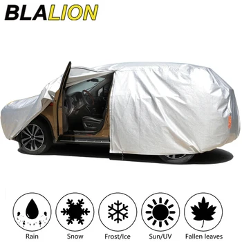 BLALION Auto Täis Kate Päikesevarju Seest Peotector Kaitse Väljas Lumi Jää Vastupidav Veekindel Hõlmab Anti-UV Universal