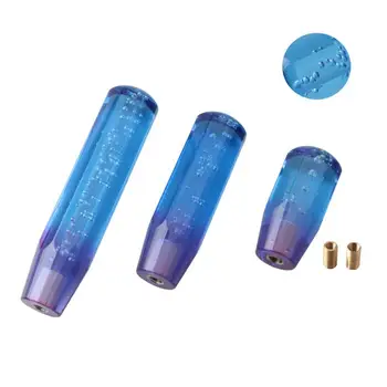 1tk Akrüül Auto Muutmist Kahe-värvi Crystal Käik Peas Sinine ja Lilla Akrüül Bob Stick Käik Universaalne 10cm