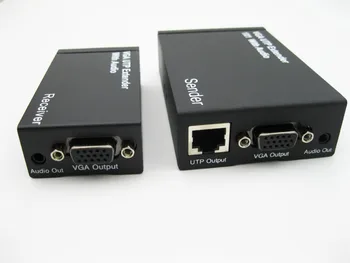 300M HD 1080P VGA UTP Extender 1x1 Splitter Audio Üle Cat5/5e/6 RJ45 Etherneti Kaabel Toetust Jälgib Projektor HDTV