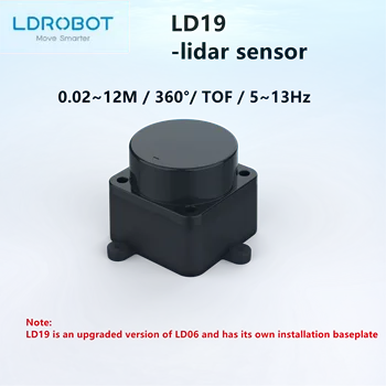 LDROBOT LD06 ja LD19 12meters Radar, Lidar Skanner 360 Kraadi Skaneerimine Toetab ROS1 ja ROS2 Sise-ja välistingimustes