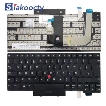 Hulgi sülearvuti sise-klaviatuur Lenovo Thinkpad T470 T480 A475 A485 Teclado SP hispaania Teclado Must