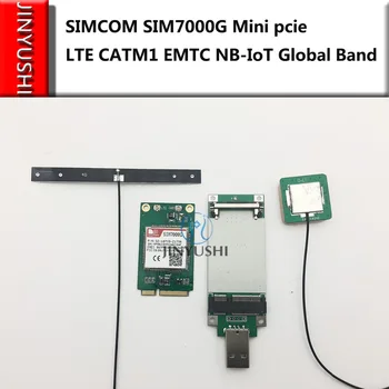 SIMCOM SIM7000G Mini pcie+USB adapter+4G antenni+GPS antenn LTE CATM1 EMTC NB-asjade internet Ülemaailmne Bänd SIM7000A/ SIM7000E