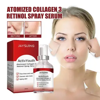 30ml Kollageeni 3 Retinool Spray Seerumi vananemisvastased Näo Seerum Naistele Anti-wrinkle Niisutav Sisuliselt Särama Naha Hooldus
