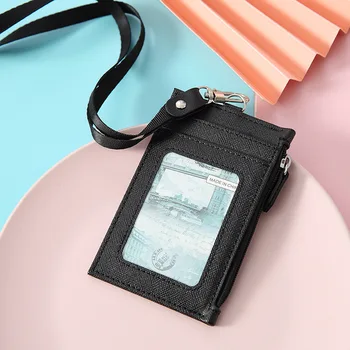 Uus Mood PU 1tk Business Krediitkaardi ID Pääsme Rahakott Kott Naised Mehed Mündi Rahakott Kaardi Omanik kaelarihma Õpilane Bussi-Kaardi Kotid