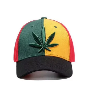 2021 Uus Mood Tikandid Maple Leaf Müts Weed Casquatte ühise Põllumajanduspoliitika Meeste ja Naiste Puuvillane Hip-Hop Reguleeritav Baseball Cap