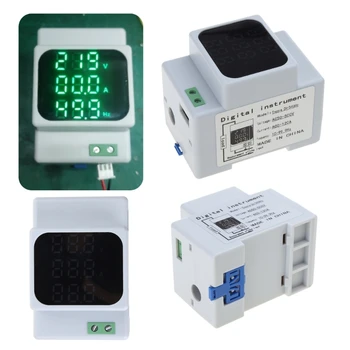AC50-500V 1-140A LED Digitaalne Volt-Amp Tester Detektor Panel Power Energy sagedusmõõtja Multifunktsionaalne Arvesti Tester Tööriist