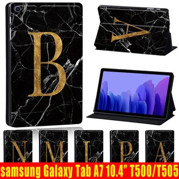 Case for Samsung Galaxy Tab A7 10.4 Tolline 2020 T500/T505 Tähte PU Nahk Tablett Protector Folio Stand Kate +Pliiats