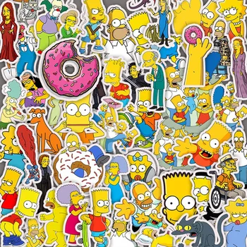 10/30/50TK Simpson Pere Koomiks Anime Komöödia Kleebised DIY Kitarr Sülearvuti Pagasi Rula Graffiti Kleebised Lõbus Lapsele Mänguasjad