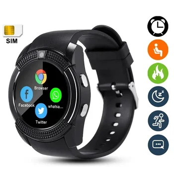 Smart Watch Bluetooth Kõne Fitness vererõhku Jälgida Toetada TF SIM-Kaardi Käevõru Mehed Naisele, Sport Veekindel Smartwatch