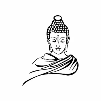 Buddha Kuju Budistliku Meditatsiooni Kleebised Auto dekoratsiooni Isikupärastatud Veekindel PVC Kleebised Katte Kriimustusi Veekindel