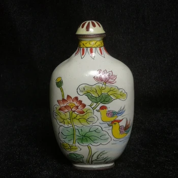 Kogumise Vintage kunst Hiina Cloisonne Maali Lilled ja Linnud Nuusktubakas Pudelid