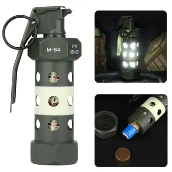 Väljas Telkimine Kerge Taktikaline M84 Granaat Dummy Ellujäämise Strobo LED Lamp Kunstnahast Mudel Cosplay Rekvisiitide Cosplay Sõjalise Käiku