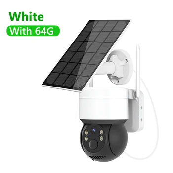 3MP PTZ WIFI IP Kaamera Väljas Wireless Solar Kaamera infrapuna-andur Human Detection Valve Kaamera 7800mA Laetav Aku, ICSEE